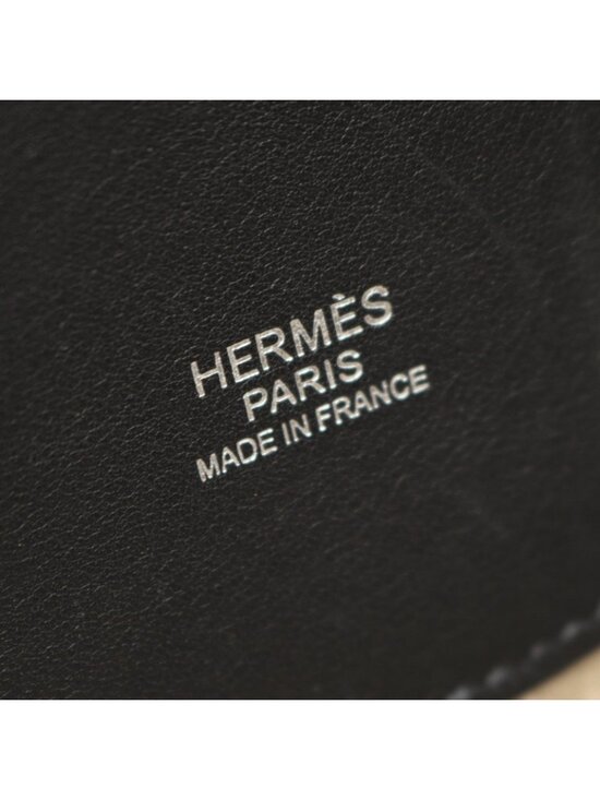 Hermes Backpack All Fishel Black Canvas Leather main image 10